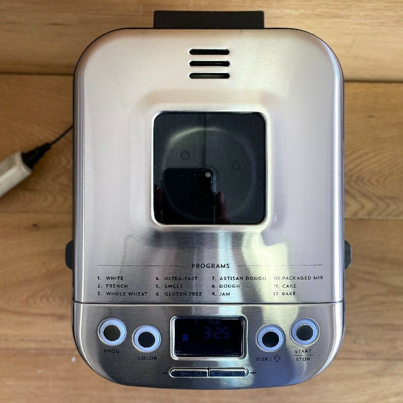 ホームベーカリーパンプログラム12種タイマー機能ブレッドメーカークイジナートCuisinartCBK-110CompactAutomaticBreadMaker家電