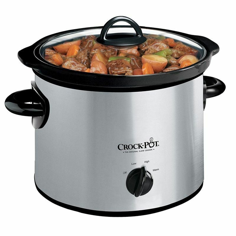 スロークッカー 3.8L クロックポット 持ち運びに便利 Crockpot 4-Quart