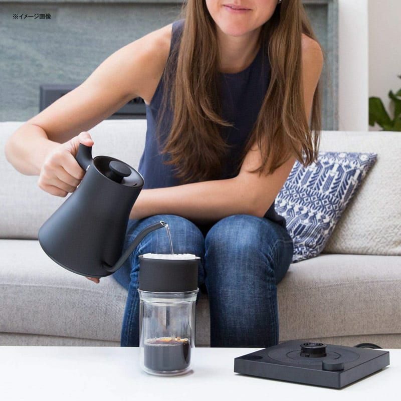温度計付電気ケトルフェロースタッグドリップコーヒーに最適FellowStaggEKG,ElectricPour-overKettleForCoffeeAndTea,MatteBlack,VariableTemperatureControl家電