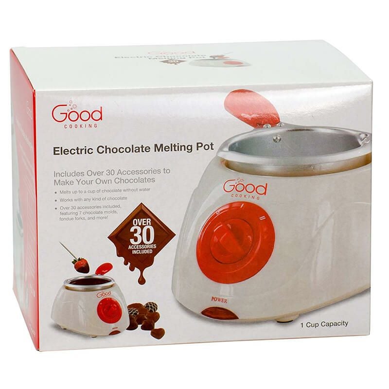 電気フォンデュポットフォンデュ鍋235mlチョコレートウォーマーメルター保温電気製菓お菓子バレンタインクリスマスケーキ溶かすhocolateMeltingPot-ElectricChocolateFondueFountainPotwithover30FreeAccessoriesand12Recipes家電