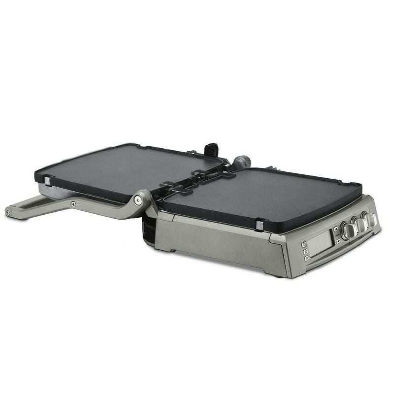 パニーニメーカーリバーシブルプレート取り外しプレスグリルグリドルクイジナートステンレスCuisinartGR-300WSGriddler,Elite,StainlessSteel家電