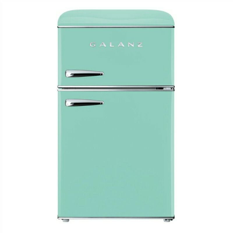 冷蔵庫 冷凍庫 88L 2ドア レトロ Galanz 3.1 cu ft Retro Mini Fridge