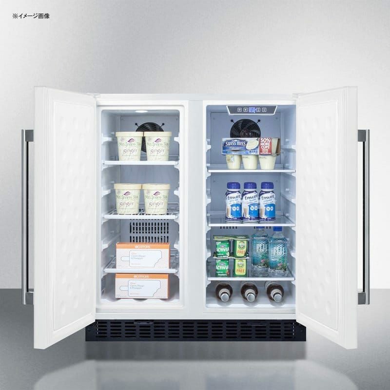 アンダーカウンタービルトイン冷蔵庫冷凍庫153LSummit29.5-inch5.4cu.ft.ConvertibleUndercounterRefrigeratorwithFreezer家電