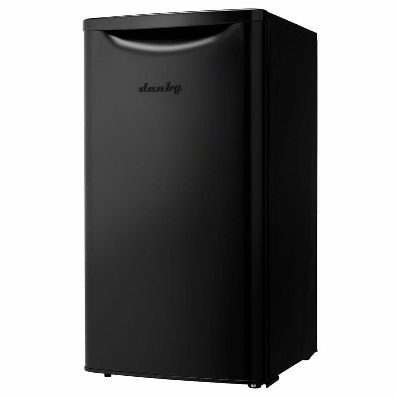 ブラック・アンド・デッカー コンパクト 冷蔵庫 冷凍庫付 91L 黒 Black