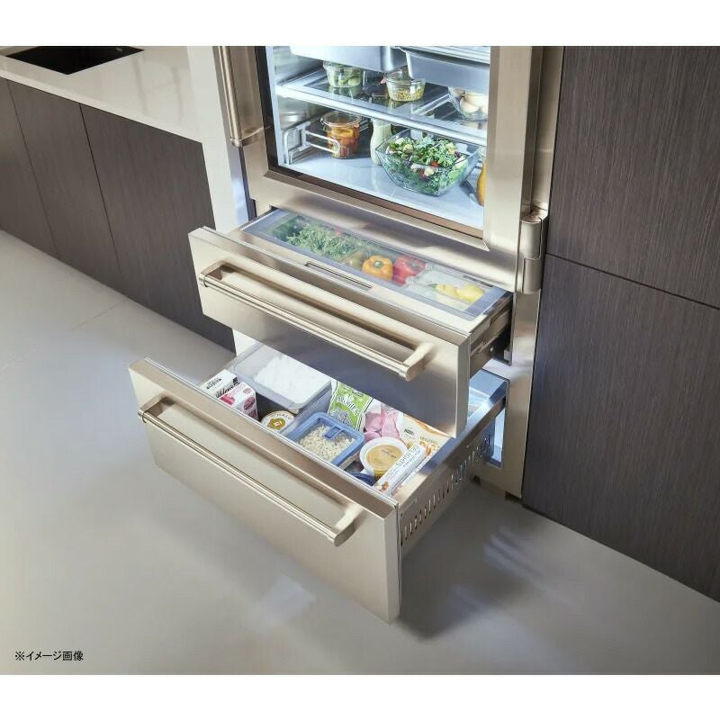 冷蔵庫 自動製氷機 ビルトイン 640L ステンレス 幅91cm Sub-Zero Built