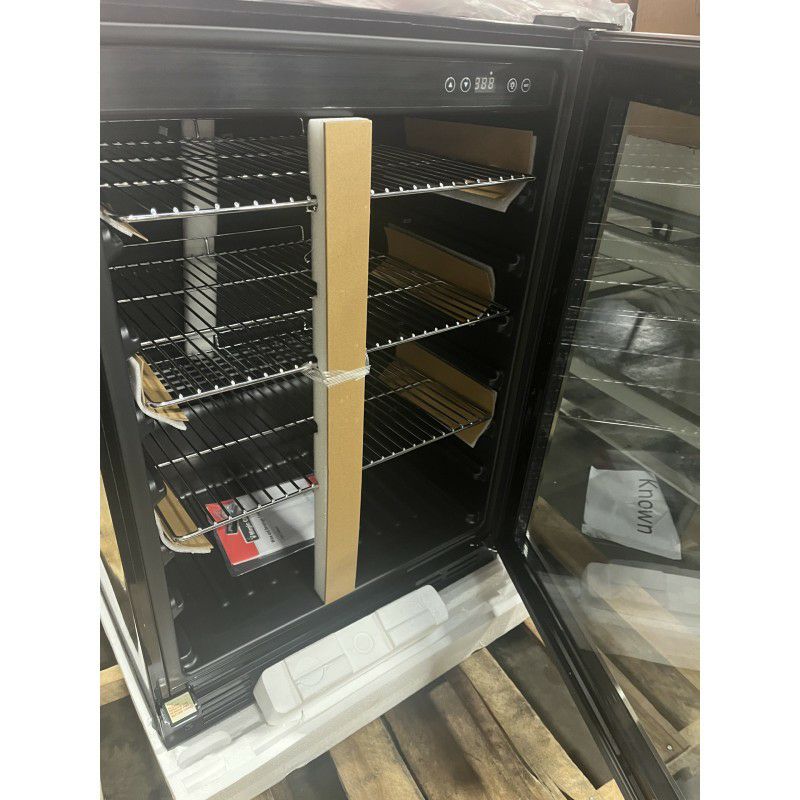 冷蔵庫144L幅60cmリバーシブルガラスドアステンレス最大154缶MagicChefBeverage23.4in.154(12oz.)CanBeverageCooler,StainlessSteelHMBC58ST家電