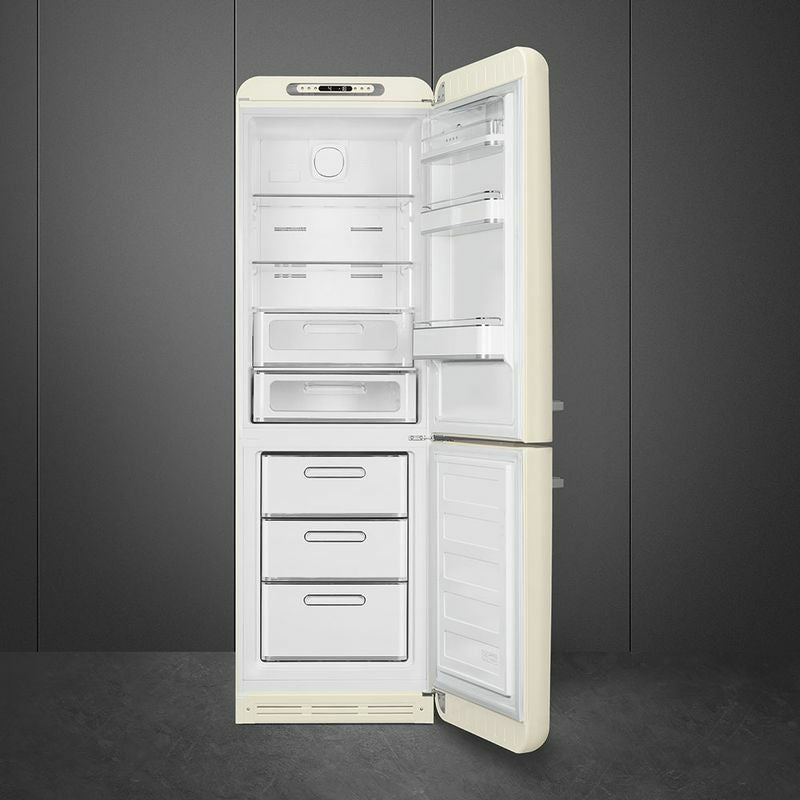 SMEG（スメッグ）社製冷凍冷蔵庫　クリーム 100V FAB50P 右開き SMEG SMEG 冷蔵庫 FAB28 パステルクリーム FAB28RCR5JP (右開き