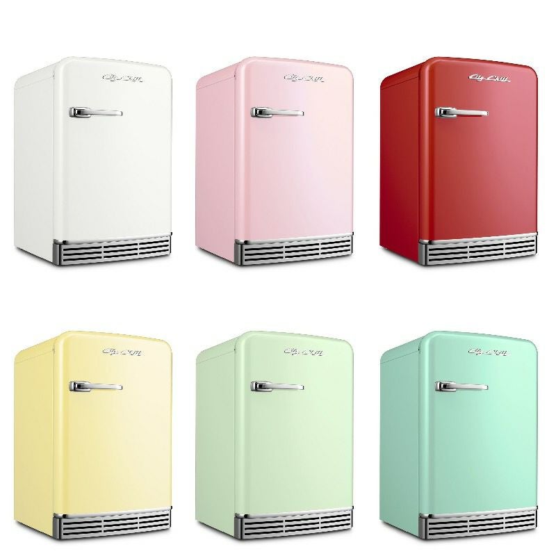 SMEG(スメッグ)よりもビッグチリ アメリカ レトロ ミニ 冷蔵庫 155L
