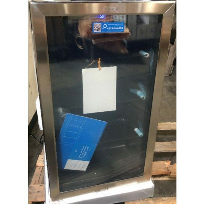 冷蔵庫最大120缶ガラスドアステンレスオフィス事務所かっこいいおしゃれショーケースhOmeLabsBeverageRefrigeratorandCooler-120CanMiniFridgewithGlassDoorforSodaBeerorWine家電