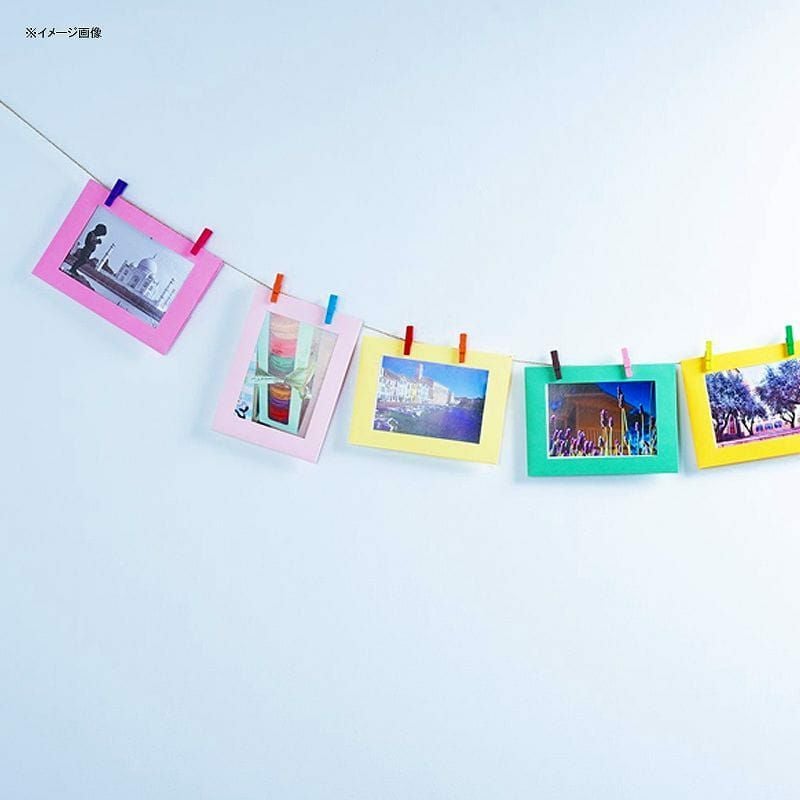 写真やインテリアにウッドクリップ10色入り100個洗濯バサミ木製eBootMiniColoredNaturalWoodenClothespinsPhotoPaperPegPinCraftClipswithJuteTwine,100Pieces