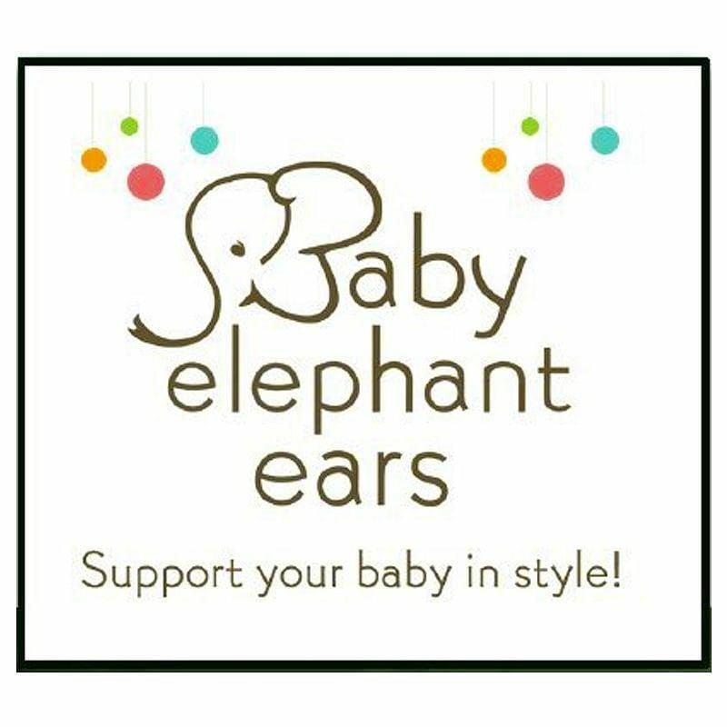 赤ちゃんのカーシートベビーカー用枕ピロー0-2才像の耳BabyElephantEarsHeadSupportPillowforCarSeat,Stroller,Swing,Bouncer,ChangingTable