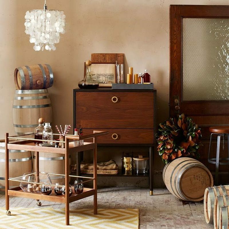 ミッドセンチュリー デザイン キッチンワゴン カート Mid-Century Bar