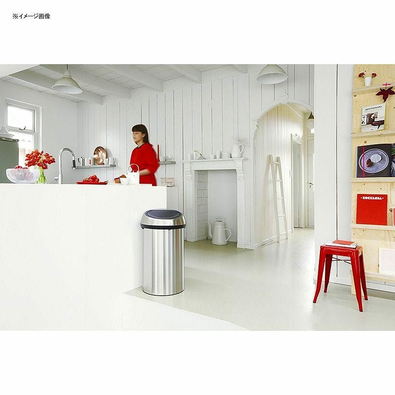 ブラバンシア ゴミ箱 60L ステンレス Brabantia Touch Trash Can 16