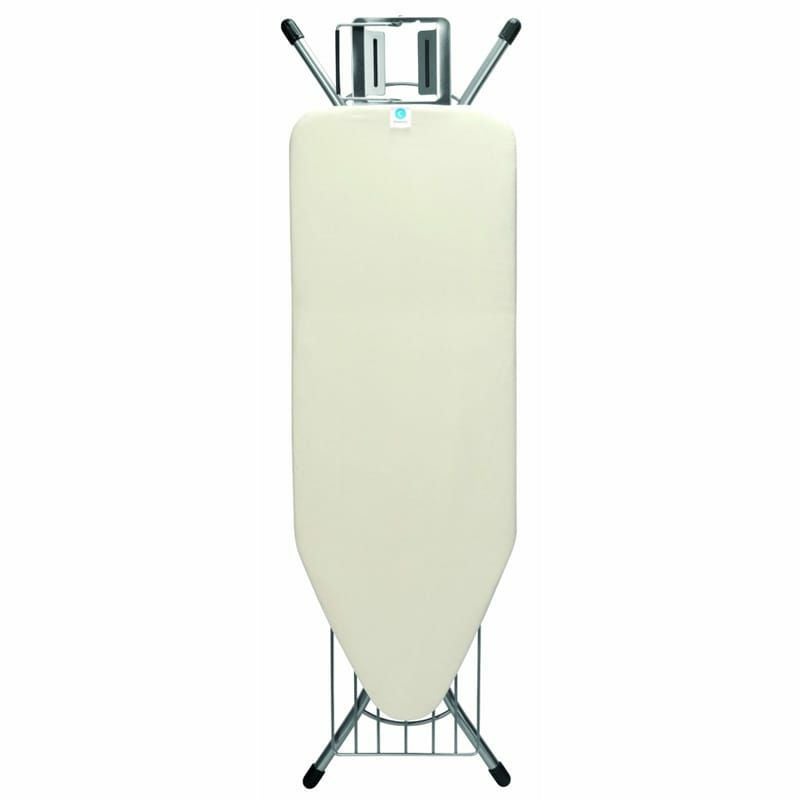 ブラバンシアアイロン台高さ調節可BrabantiaIroningBoardwithSteamIronRestandLinenRack,SizeC,Wide-EcruCover