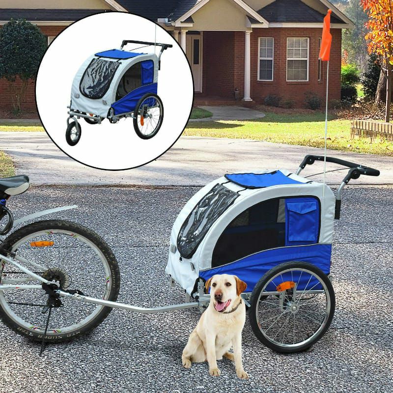サイクルトレーラー 自転車用ペットカート ペットキャリー 犬や動物