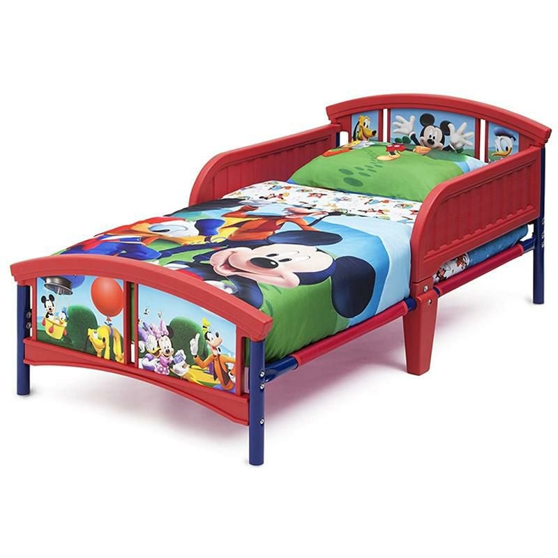 子供用ベッドプラスチック製ミッキーマウスドナルドディズニー幼児DeltaChildrenPlasticToddlerBed,DisneyMickeyMouse