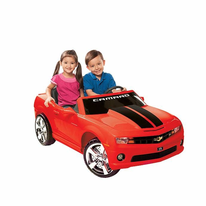 [子供用] シボレー 電動自動車 組立要】シボレー カマロ レッド 子供用電動自動車 12Vバッテリー付
