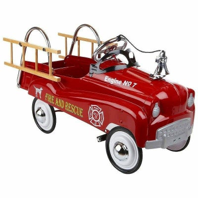 乗用玩具 消防車 ペダルカーライドオン 乗り物 Fire Truck Pedal Car 