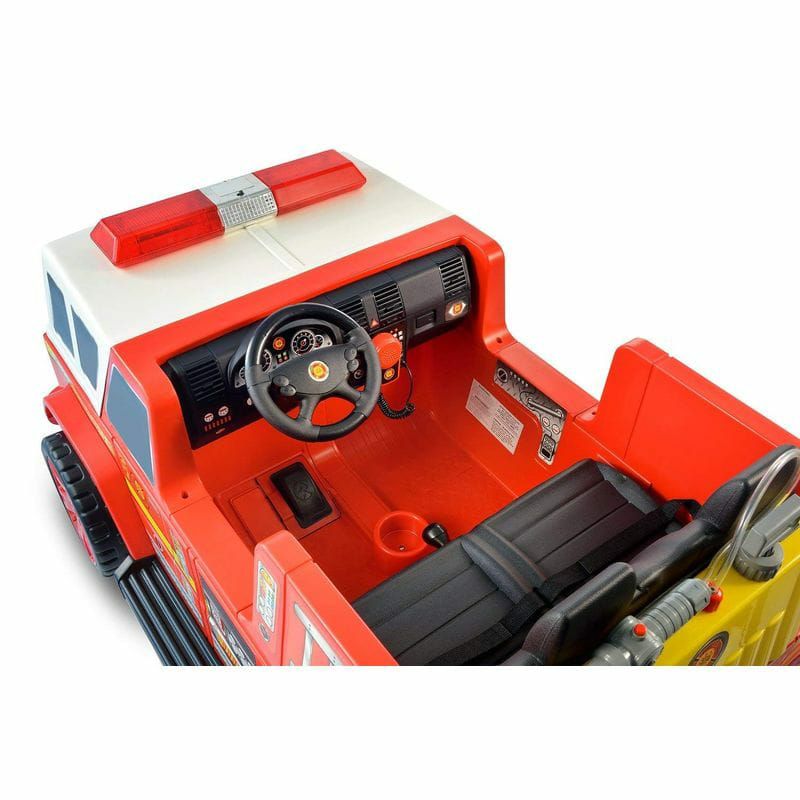 電動自動車   子供 消防車 AIJYU TOYS（アイジュトイズ） 電動乗用カー 消防車 FIRE TRUCK 電動