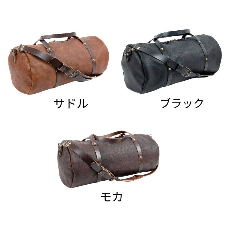 ボストンバッグ アメリカ製 レザーダッフルバッグ オイルレザー 本革