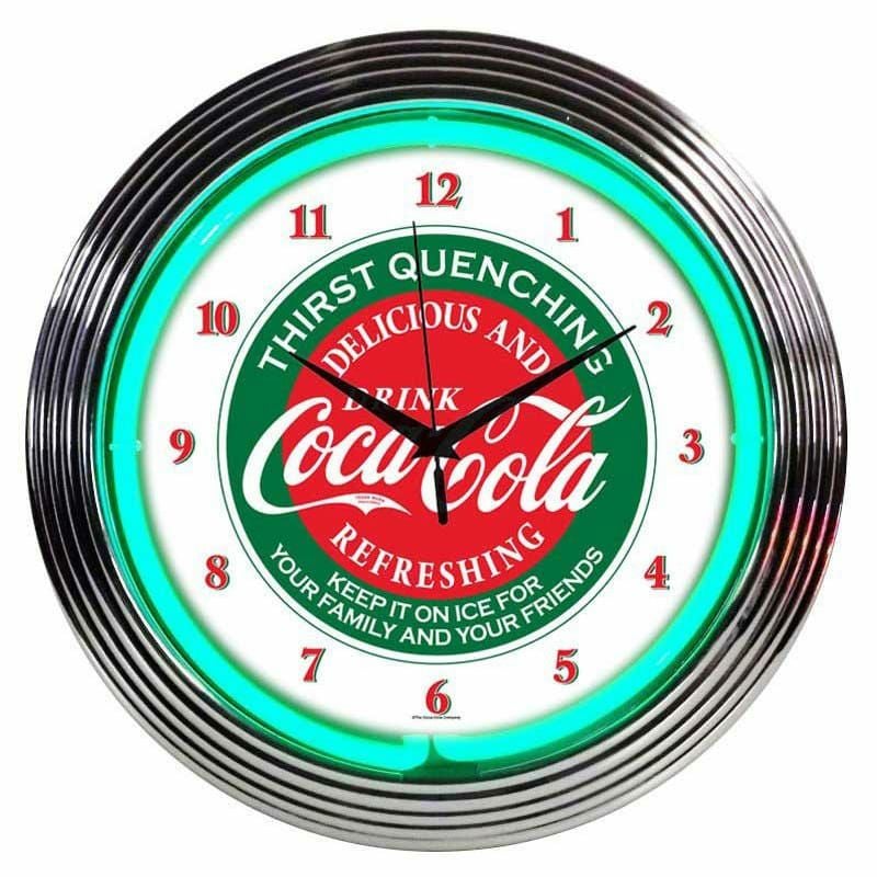 コカコーラ ネオンサイン 直径60cm レトロ 照明 Neonetics Coca-Cola