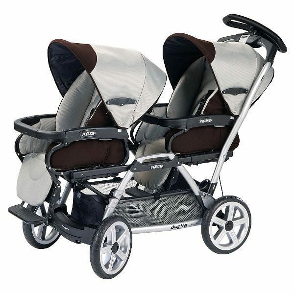 Peg Perego 双子用ベビーカー グレー/ブラック　双子用バギー説明書付き ペグペレーゴ ベビーカー 双子用 Peg Perego Book for Two Baby