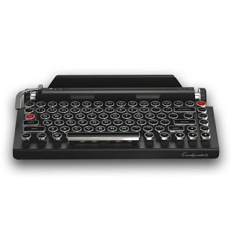 タイプライター型 キーボード タブレットスタンド付 Bluetooth接続