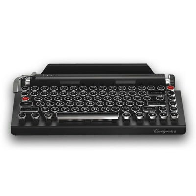タイプライター型キーボードタブレットスタンド付Bluetooth接続スマホPCb8taQwerkywriter?STypewriterInspiredKeyboard