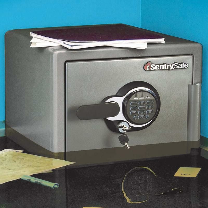 金庫 セーフボックス 耐火 防水 デジタルキーパッド SentrySafe