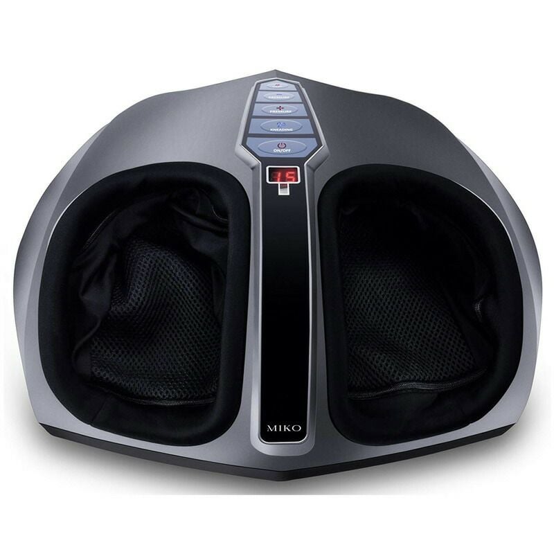 フットマッサージャー指圧ヒーター機能リモコン付MikoShiatsuFootMassagerWithDeep-Kneading,Multi-LevelSettings,AndSwitchableHeatCharcoalGrey家電