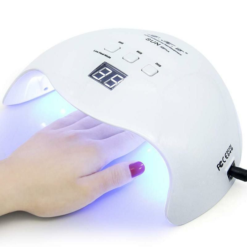 ジェルネイル用 LEDライト UV 硬化 40W タイマー3段階 Gel UV LED Nail
