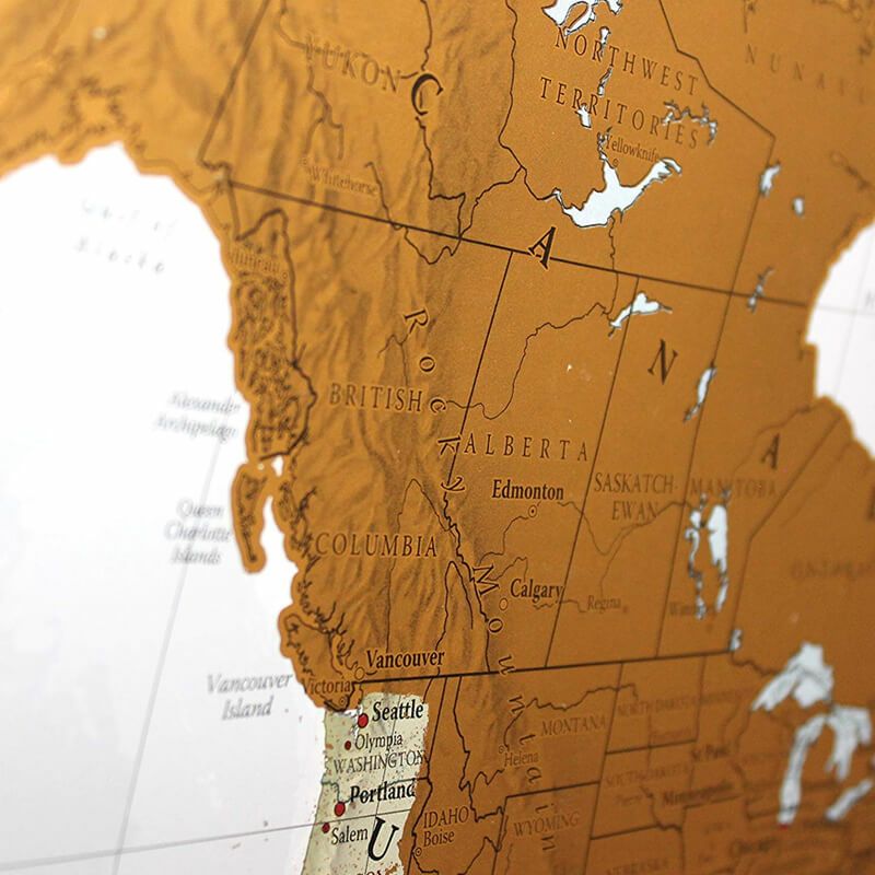 世界地図 ポスター メルカトル図法 ワールドマップ 84×58 アメリカ