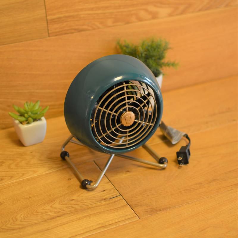 卓上扇風機 レトロ ボルネード サーキュレーター ミニ モダンベース