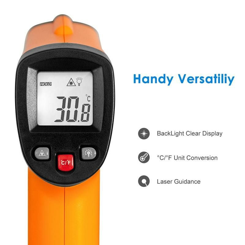 赤外線温度計非接触Helect(NOTforHuman)InfraredThermometer,Non-ContactDigitalLaserTemperatureGun-58°Fto1022°F(-50°Cto550°C)withLCDDisplay