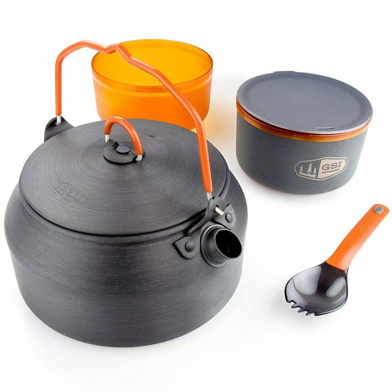 調理器具セット 2人用 超軽量 BPAフリー テフロン アウトドア キャンプ