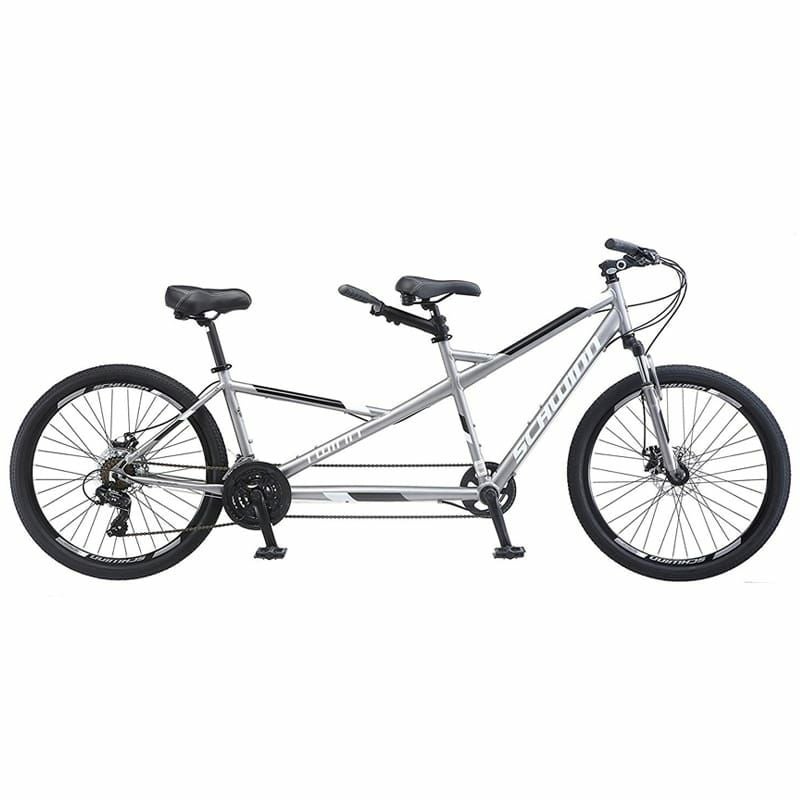 タンデム 自転車 二人乗り シュウィン グレー 26インチ Schwinn Twinn