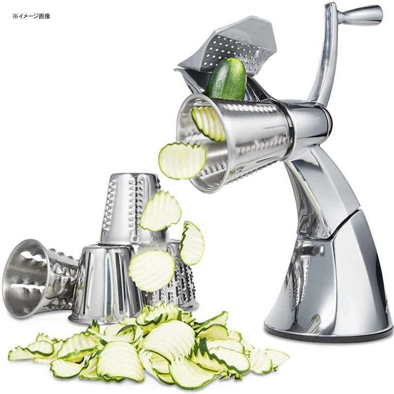 手動 キッチン シュレッダー ステンレス スライサー おろし金 野菜