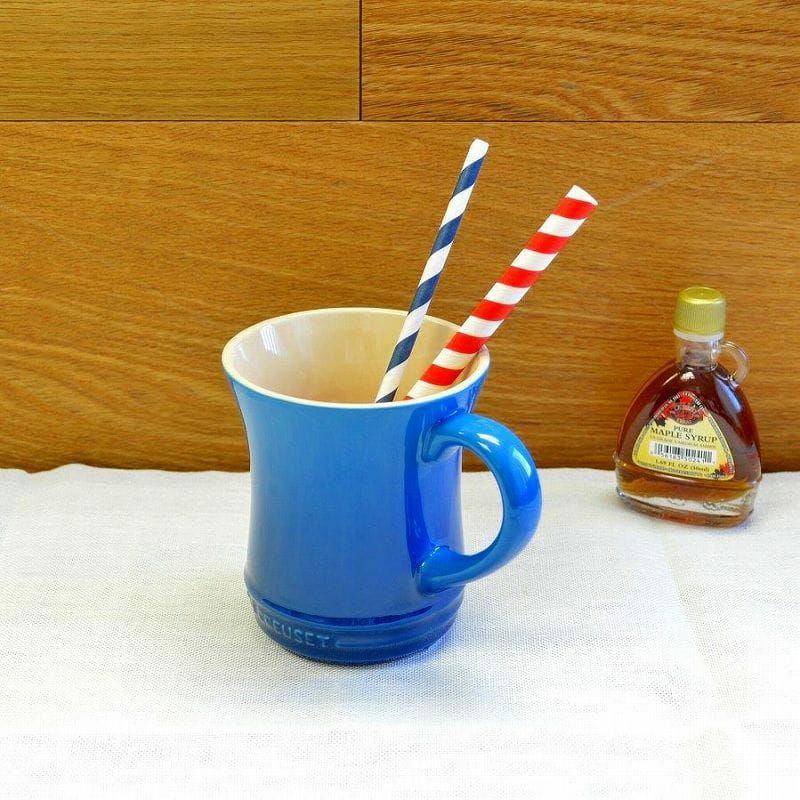 ル・クルーゼ マグカップ 420ml 2個セット Lサイズ マルセイユ ブルー