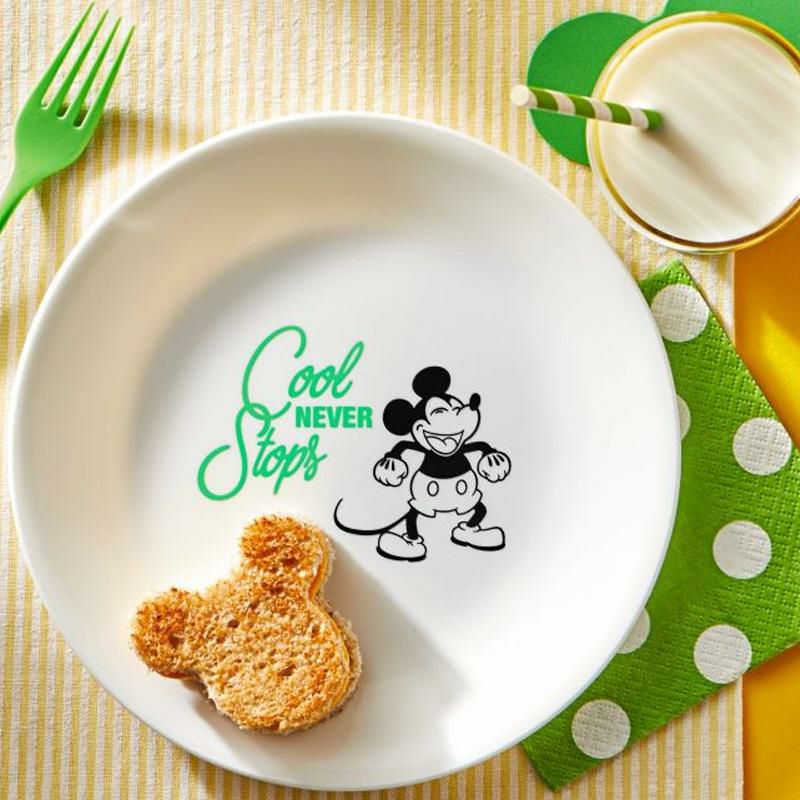 ミッキーマウス サラダプレート 皿 直径22cm コレール Corelle 8.5