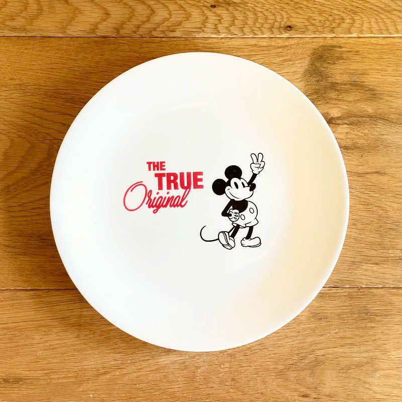 ミッキーマウス サラダプレート 皿 直径22cm コレール Corelle 8.5