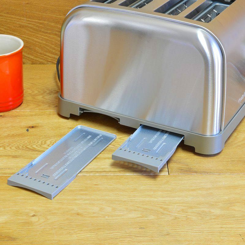 ポップアップトースター 4枚焼 クイジナート 焼き色6段階 ステンレス