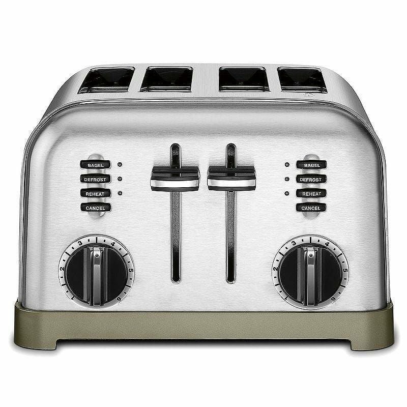 ポップアップトースター 4枚焼 クイジナート 焼き色6段階 ステンレス