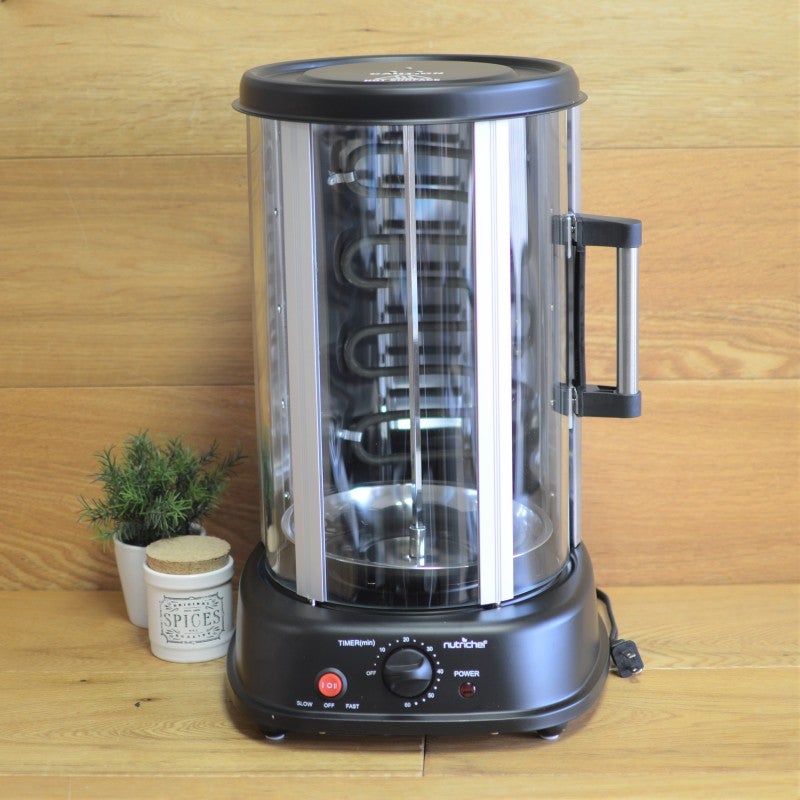 回転オーブンロティサリーケバブチキン丸焼き鶏NutriChefCountertopVerticalRotatingOvenRotisserieShawarmaMachine,PKRTVG34家電