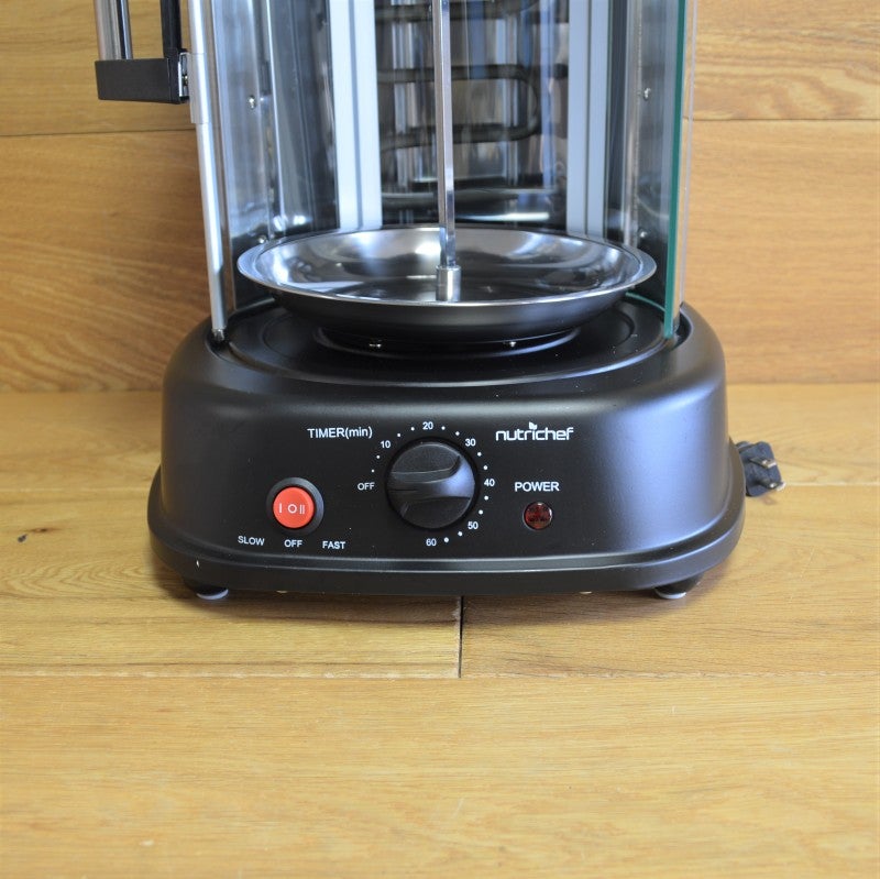 回転オーブンロティサリーケバブチキン丸焼き鶏NutriChefCountertopVerticalRotatingOvenRotisserieShawarmaMachine,PKRTVG34家電
