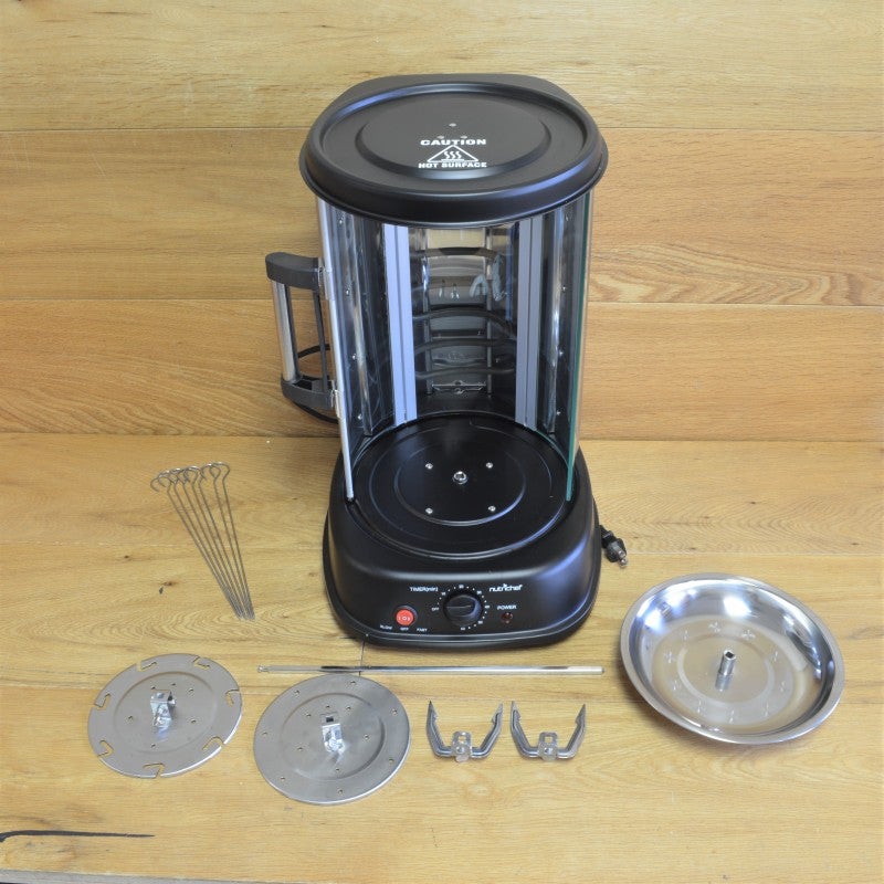 回転オーブンロティサリーケバブチキン丸焼き鶏NutriChefCountertopVerticalRotatingOvenRotisserieShawarmaMachine,PKRTVG34家電