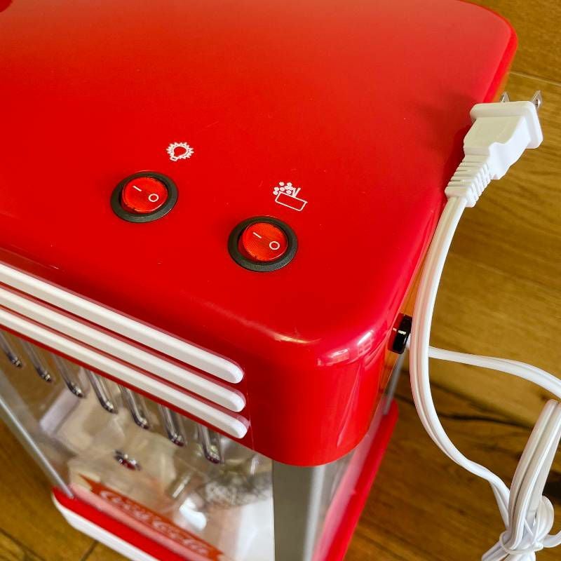 コカコーラ ポップコーンメーカー Coca Cola 製造機 ノスタルジア 楽天市場】エア ポップコーンメーカー コカ・コーラ レトロ