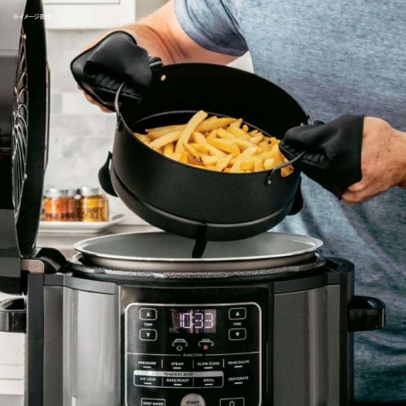 ニンジャフードアイマルチクッカーエアフライヤープレッシャークッカー圧力鍋圧力調理NinjaFoodiThePressureCookerthatCrispsOP302家電