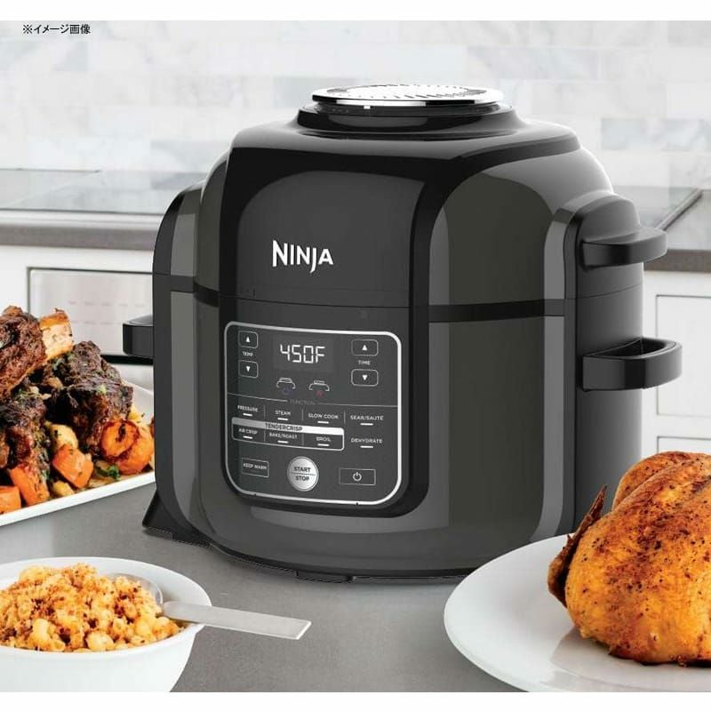 ニンジャフードアイマルチクッカーエアフライヤープレッシャークッカー圧力鍋圧力調理NinjaFoodiThePressureCookerthatCrispsOP302家電