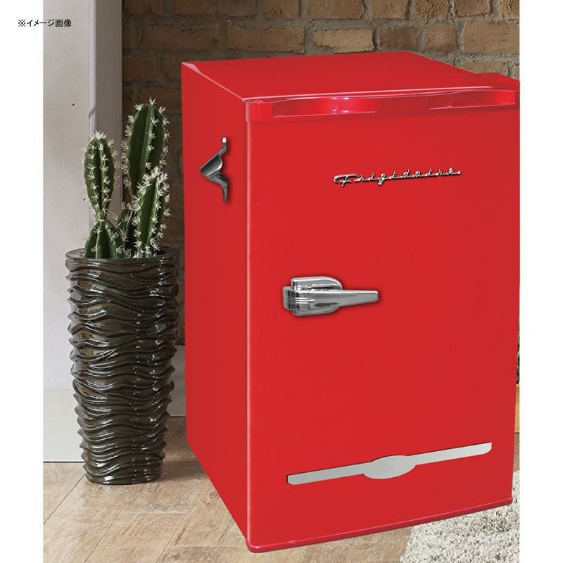 冷蔵庫冷凍庫91Lボトルオープナー付レトロFrigidaire3.2CuFtRetroMiniFridgeWithSideBottleOpener家電