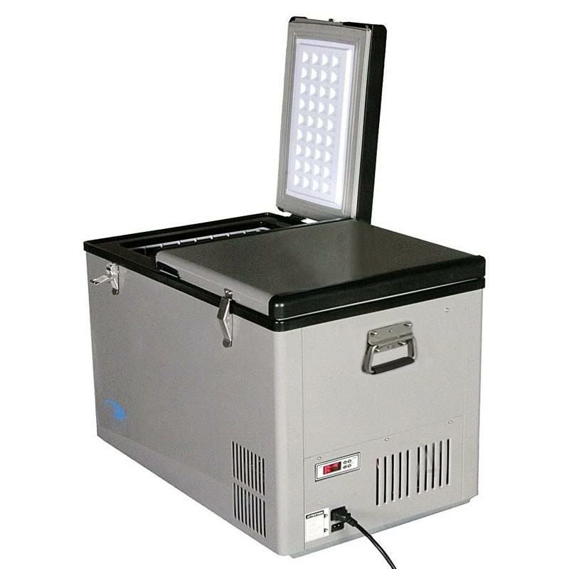 冷蔵庫 冷凍庫 60L ポータブル 持ち運び DC/AC電源 デュアルゾーン
